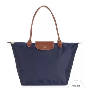 Navy Longchamp Bag